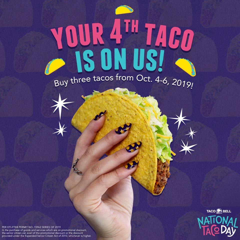 Taco Bell Philippines celebrates National Taco Day The Tennis Foodie